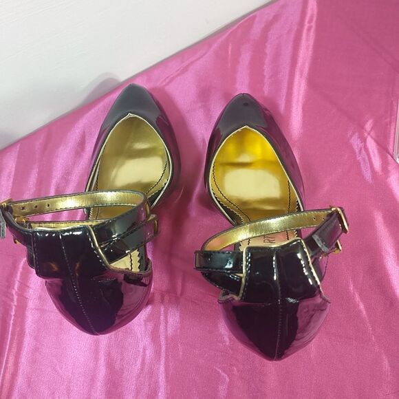 Colin Stuart Womens SZ 7.5M Black Heels. Condition is Pre-owned. - Picture 7 of 11